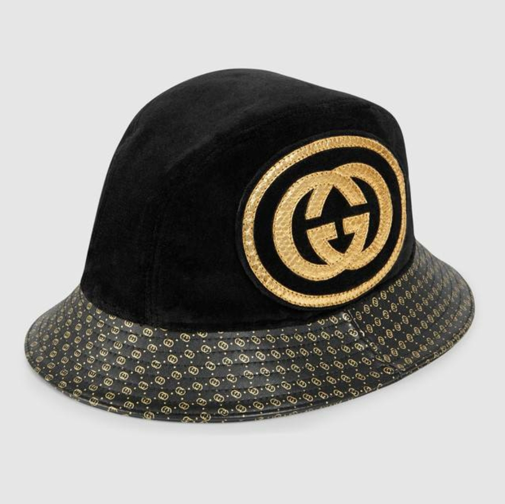GUCCI X DAPPER DAN INTERLOCKING GG MONOGRAM HAT